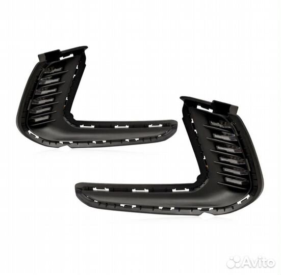 Дневные ходовые огни(туманки) на хендай Элантра AD