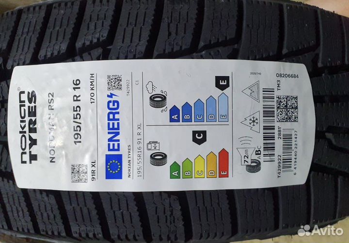 Nokian Tyres Nordman RS2 195/55 R16 91R