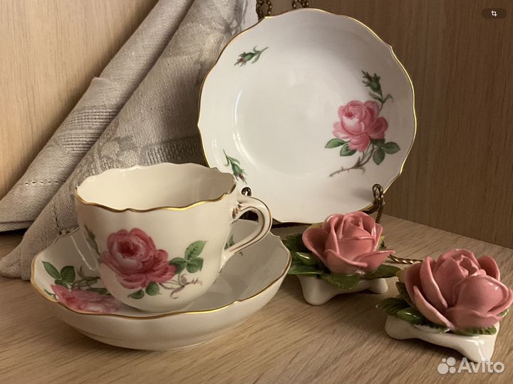 Кофейные чашка блюдце Германия meissen мейсен