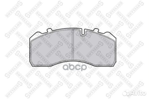 85-11418-SX колодки дисковые Увел.ресурс.с пол