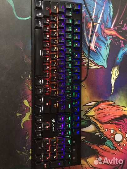 Механическая клавиатура Oklick 940G Vortex Черная