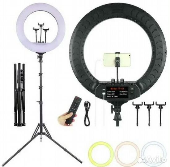 Лампа Кольцевая 45 см С Сумкой RL-18 +Штатив Лампа