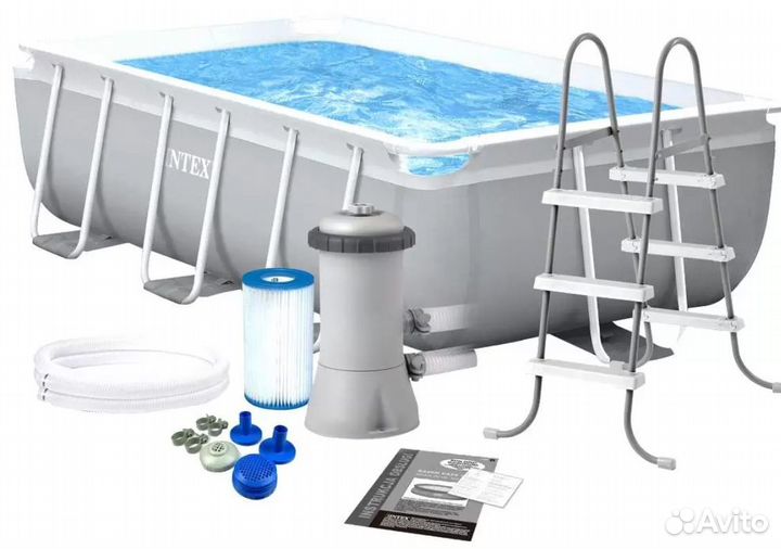 Бассейн каркасный intex / бассейн intex