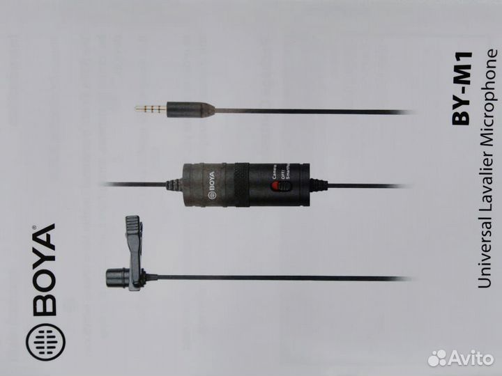 Петличный микрофон boya by m1