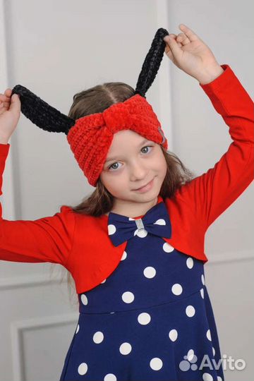 Повязка на голову микки маус подарок заяц