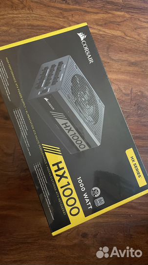 Corsair HX1000 platinum (новый, гарантия 9 лет)