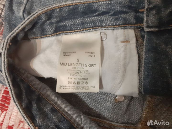 Джинсовая юбка Wrangler S