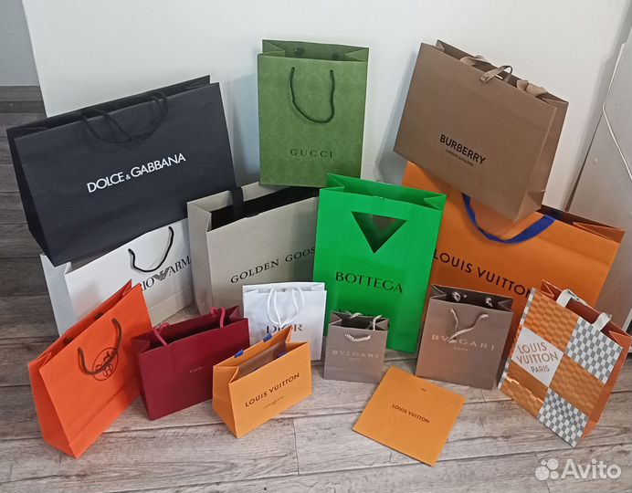 Брендовые пакеты Louis Vuitton, Cartier, Bvlgari