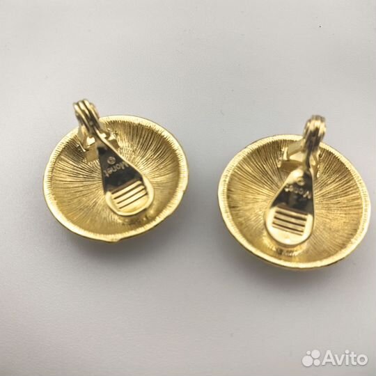 Винтажная бижутерия клипсы Monet