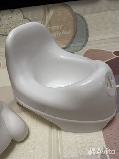 Горшок детский с погремушкой 6+