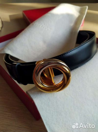 Ремень женский кожаный Cartier оригинал