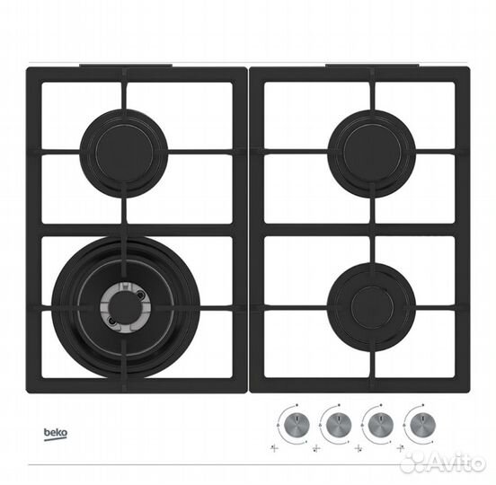 Газовая варочная панель beko hilw 64225 sw