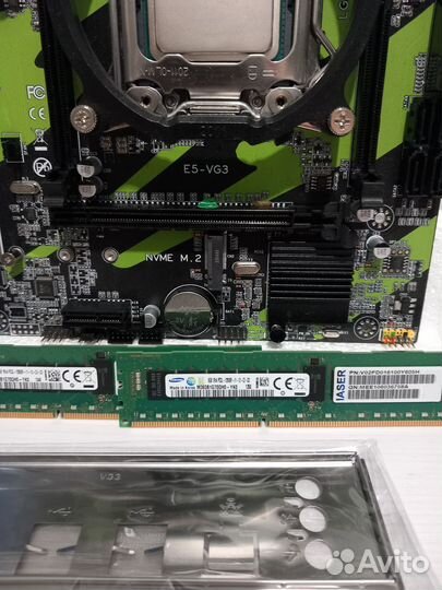 Комплект xeon 2650v, 16gb ddr3,охлаждение
