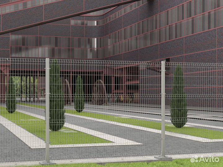 Забор из 3d сетки