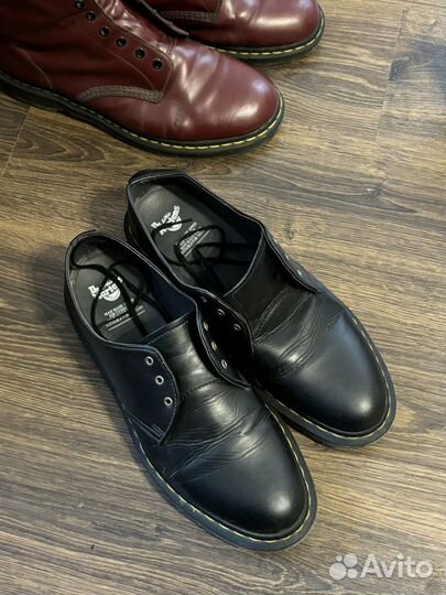 Dr. Martens 14046 black vegan oxford lace up shoes