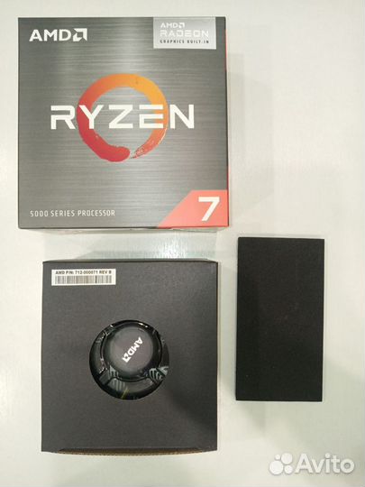 Комплектный кулер процессора AMD ryzen 7 5700G