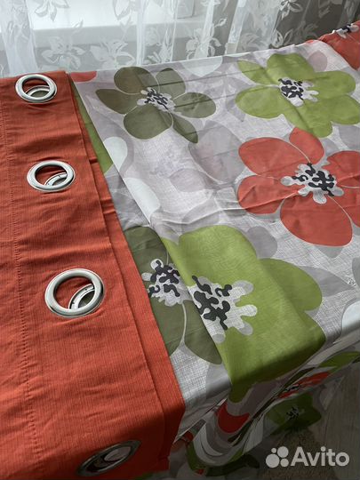 Шторы и тюль в комплекте