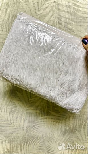 Белая бахрома