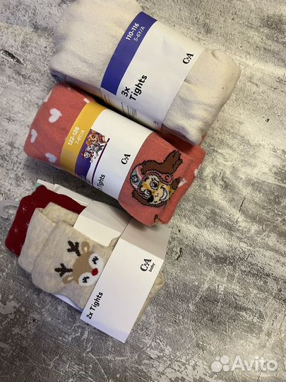 Колготки лосины для девочки 74 98 104 110 116 hm