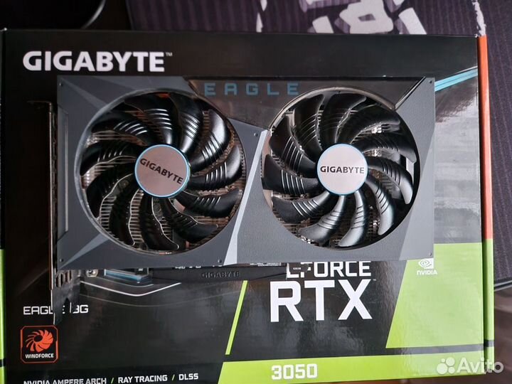 Видеокарта RTX 3050 8 gb