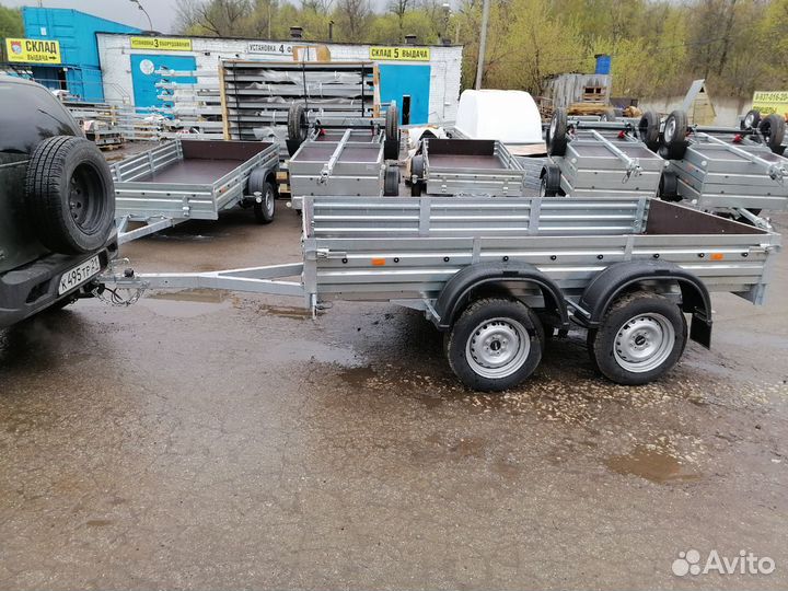 Прицеп 33.022 двухосный. Для саженцев