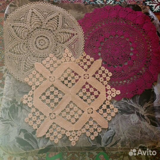 Салфетки вязаные крючком