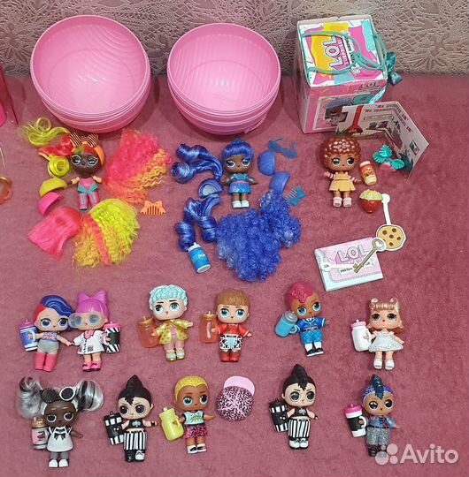 Куклы лол/ lol / l.o.l радуга, клякса, advent