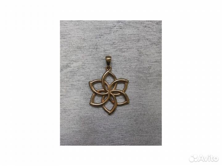 Кулон Галадриэль. Властелин колец, латунь