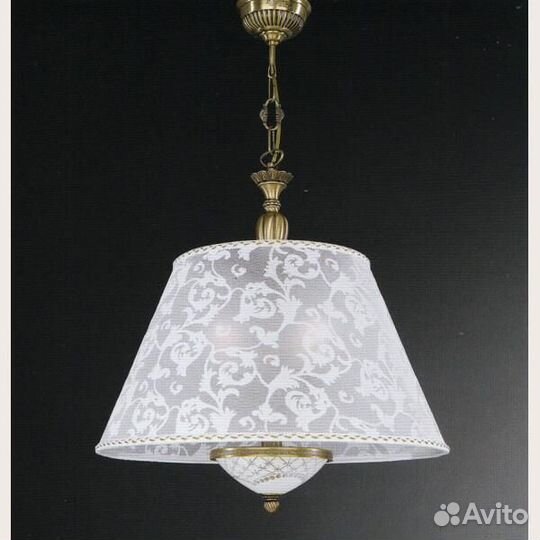 Люстра подвесная в спальню классика Италия