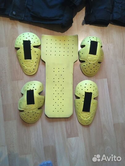 Мотокуртка Scotchlite 3m XL текстиль + кожа