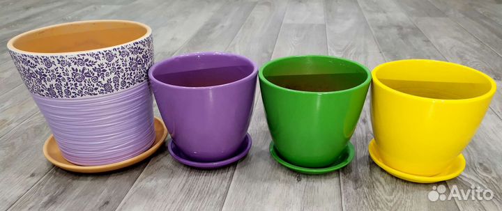 Горшки керамические для цветов
