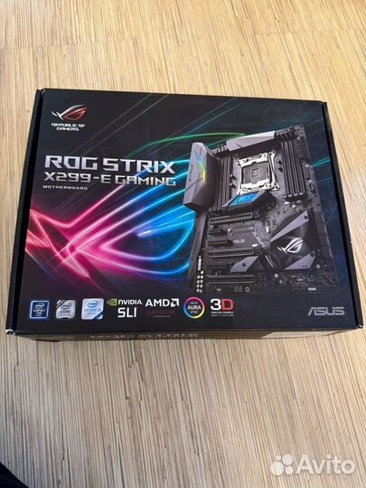 Asus rog strix x299 e gaming