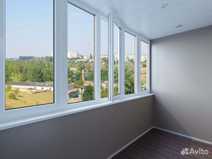 Остекление балконов и лоджий отделка под ключ