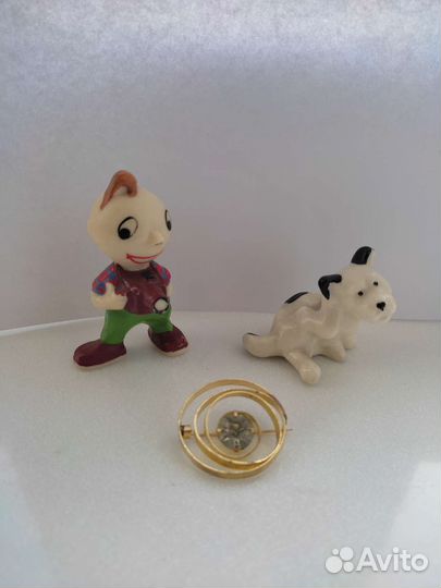 Фигурки СССР винтаж игрушки бижутерия