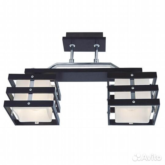 Люстра металл и стекло в прихожую