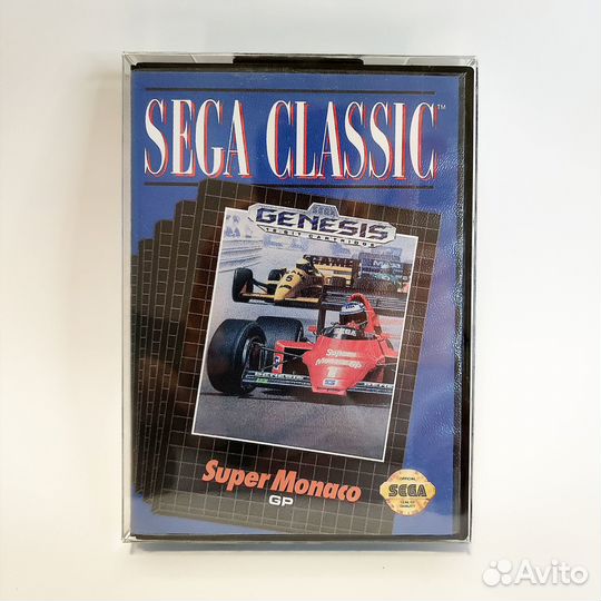 Оригинальный картридж Super Monaco GP sega genesis