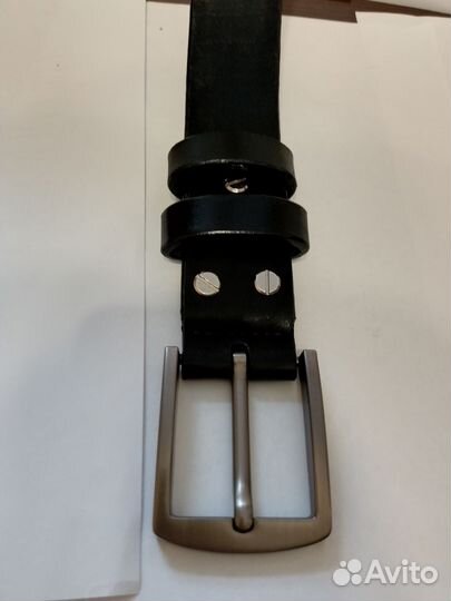 Мужской кожаный ремень ручной работы