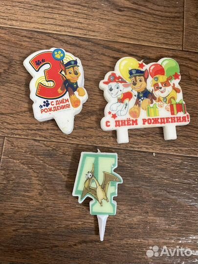 Свечки с Днем Рождения