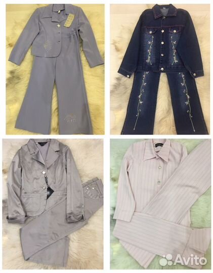 Костюмчик(пиджак +брюки ) для девочки