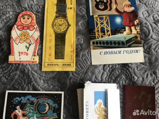 Коллекция календариков и открыток 1976-1983гг