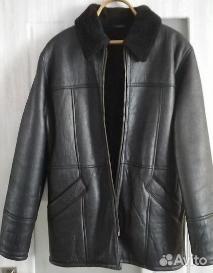 Дубленка натуральная мужская 46 48 размер