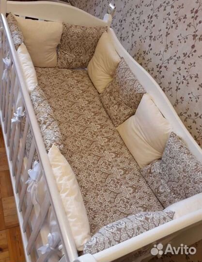 Бортики в детскую кроватку