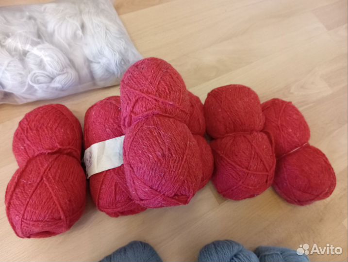 Пряжа для вязания шерсть 100%