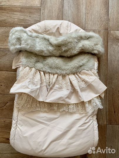 Зимний конверт в коляску