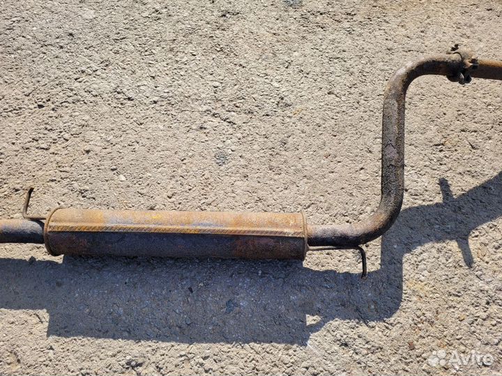 Глушитель в сборе на Лада Калина