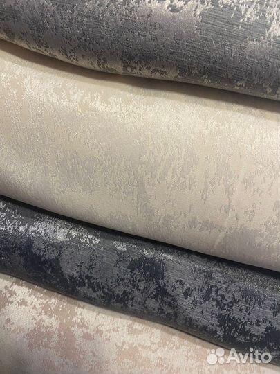 Ткань портьерная на Шторы Софт Мрамор 5 цветов