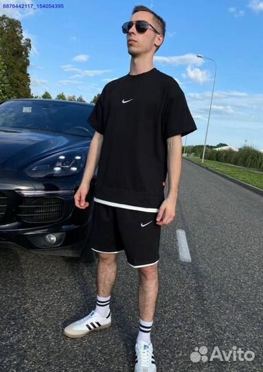 Спортивный костюм шорты и футболка Nike (Арт.95004