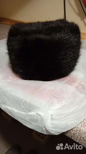 Норковая шапка мужская торг