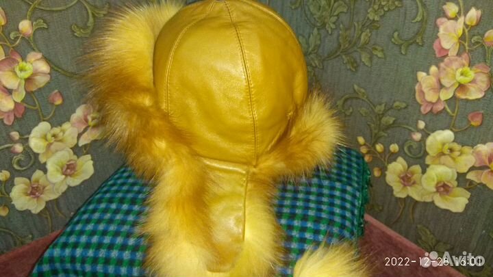 Шапка лисья женская