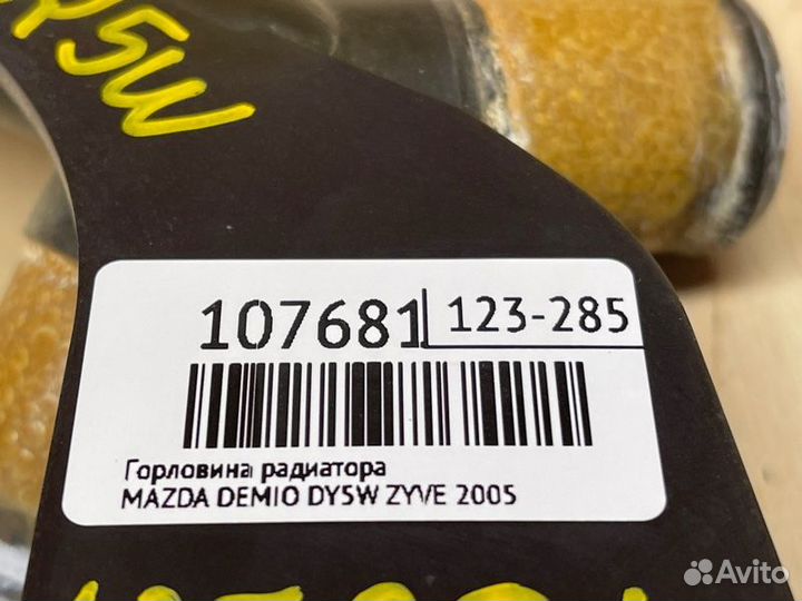 Горловина радиатора Mazda Demio DY5W zyve 2005